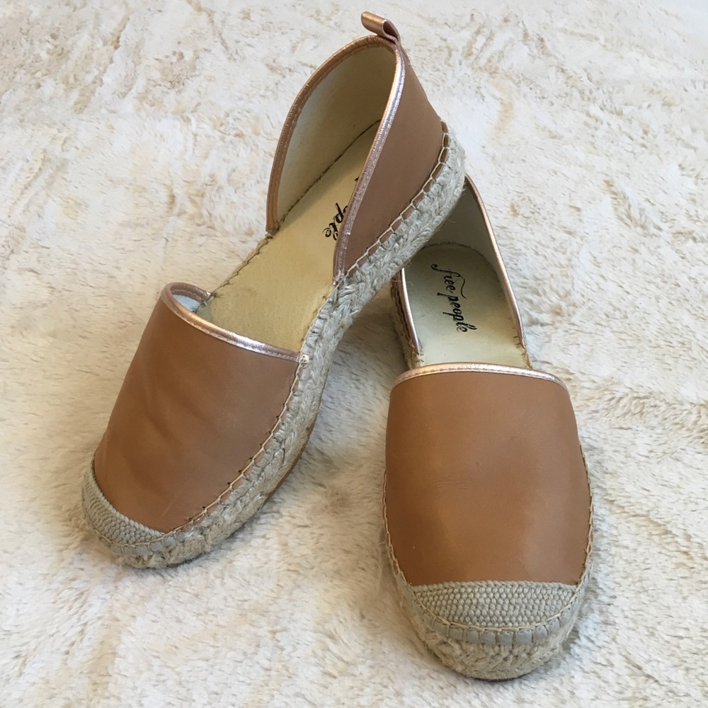 Free People Tan Paradise Espadrilles